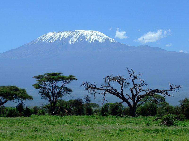 Mt Kilimanjaro as seen from Amboseli National Park