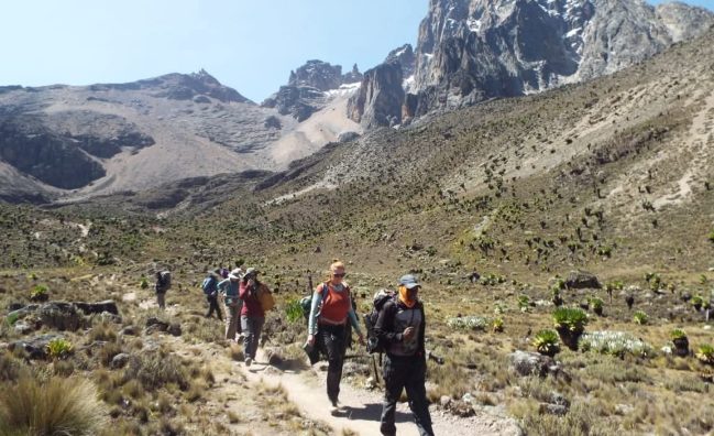 5 Day Mount Kenya Sirimon Chogoria Trek